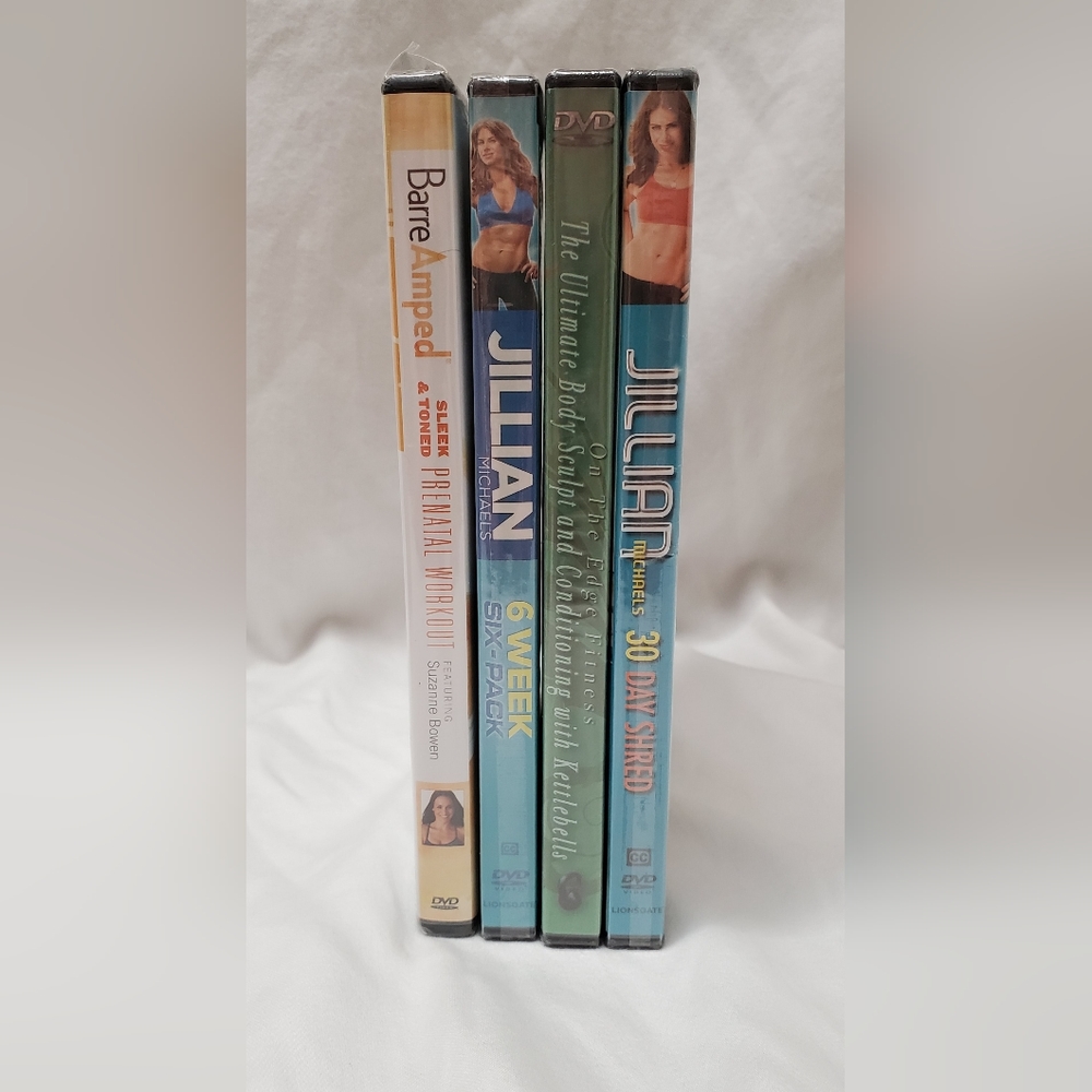 2/$35  Fitness/exercise DVD bundle factory sealed!